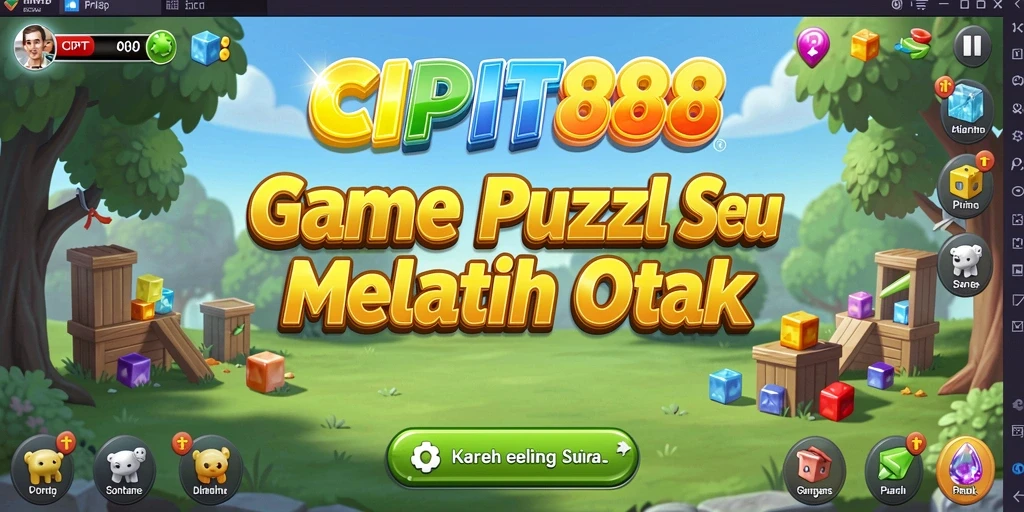 Tampilan gameplay puzzle yang menarik dari CIPIT88.