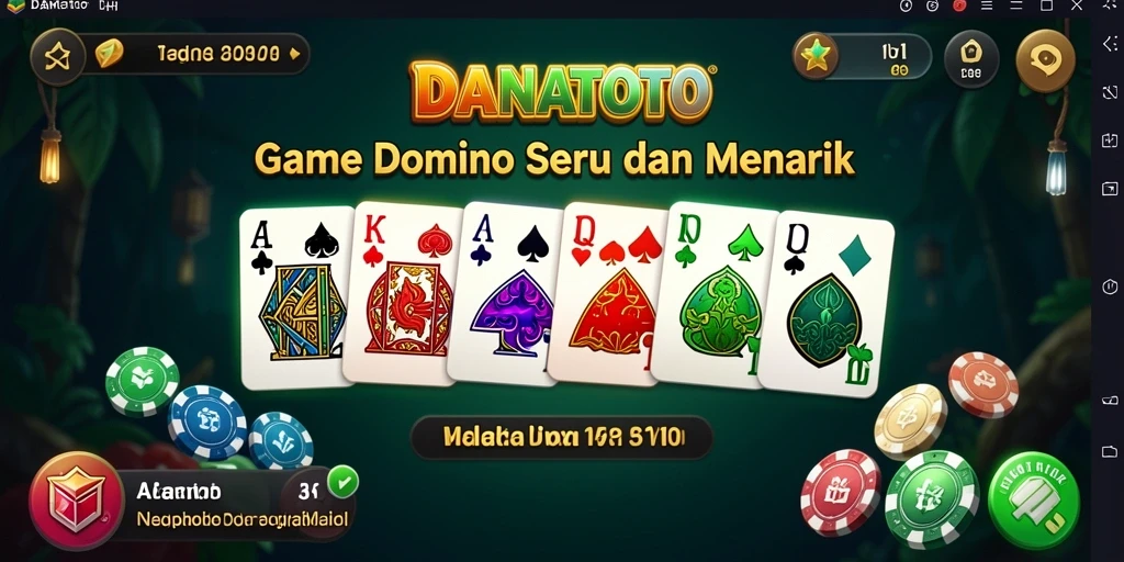 Tampilan menarik dan gameplay seru dari DANATOTO.