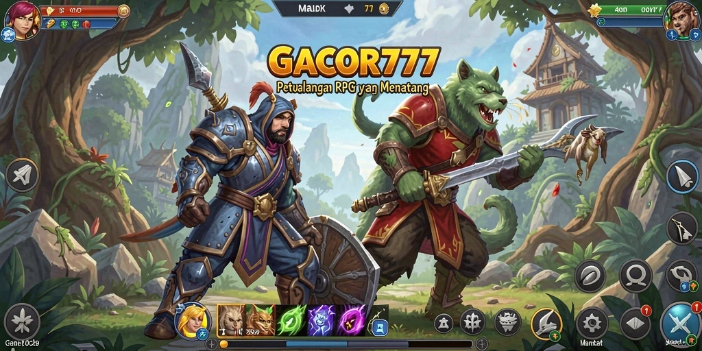 Tampilan gameplay GACOR777 yang epik dan mendebarkan.