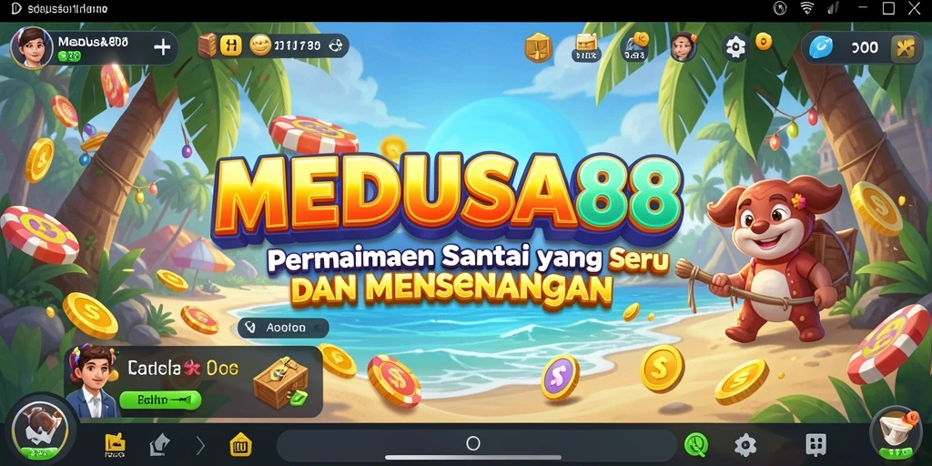 Tampilan gameplay seru dan menantang di MEDUSA88.