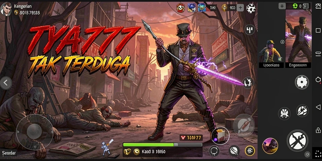 Gameplay seram di TYA777 dengan suasana menegangkan.
