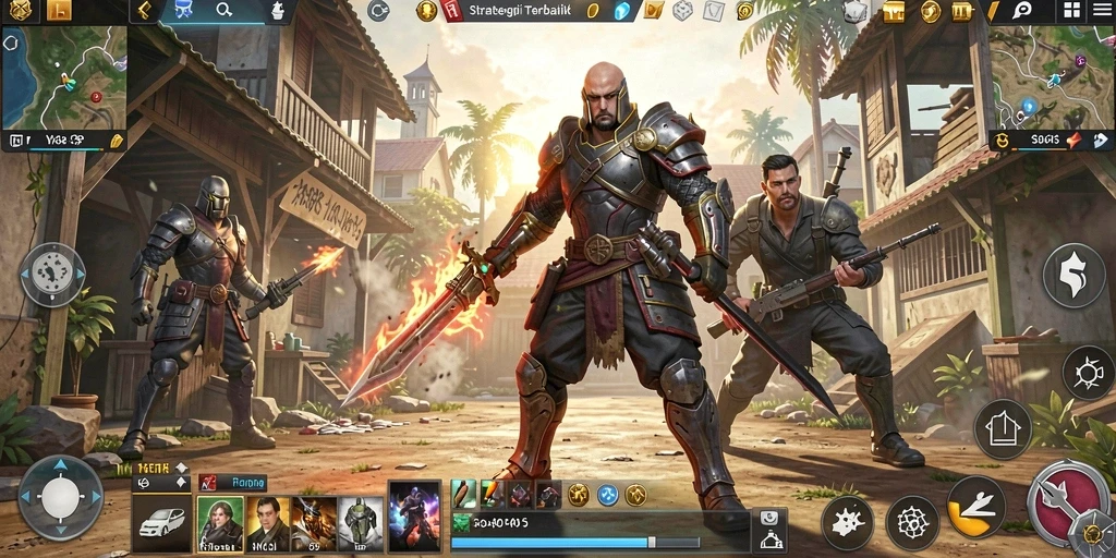 Tampilan screenshot gameplay V07 yang menampilkan aksi seru dan strategi.