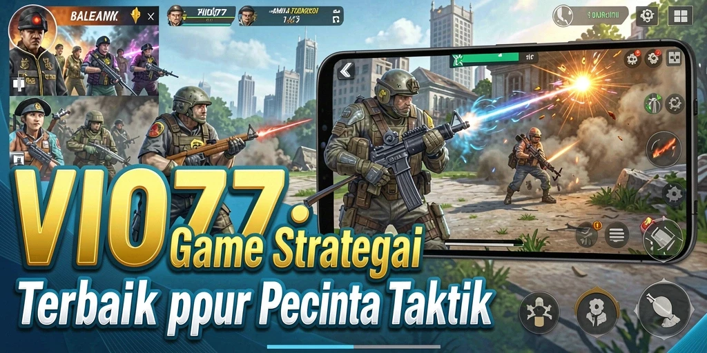 Screenshot gameplay VIO77 yang menunjukkan strategi dalam pertempuran.