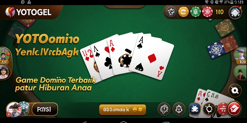 Screenshot YOTOGEL menampilkan momen seru pertandingan Domino.