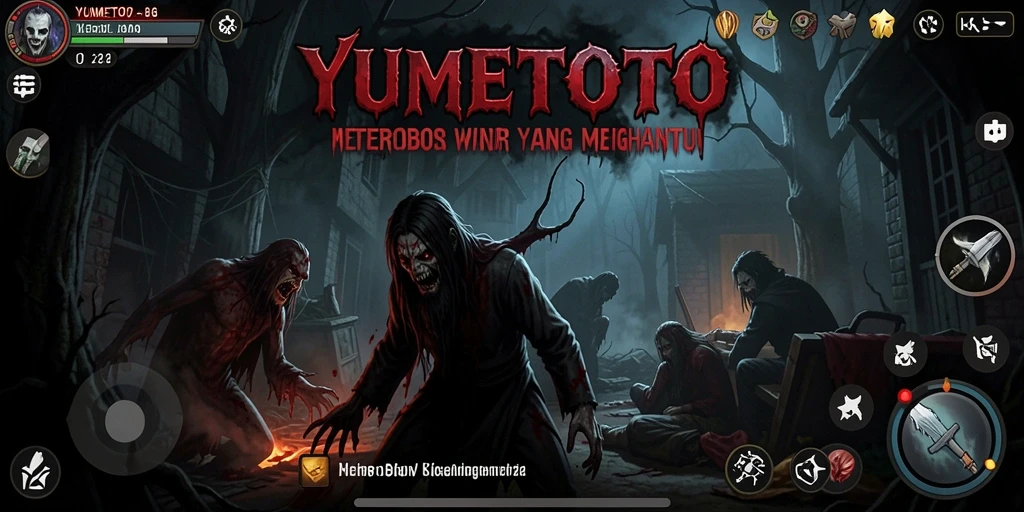 Gameplay mencekam dengan suasana seram yang mengganggu.